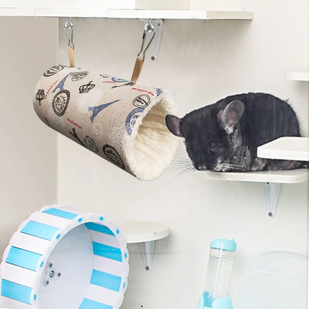 Hamster Cage Hanging Tunnel Hammock