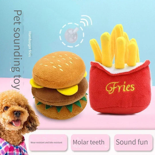 Fast Food Styled Dog Toys