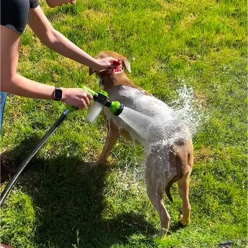 High-pressure dog washer