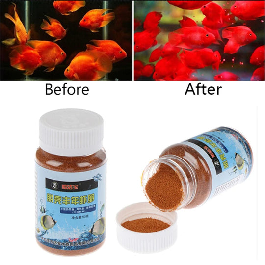 50g Small Fish Brine Shrimp Eggs Aquarium Fish Food