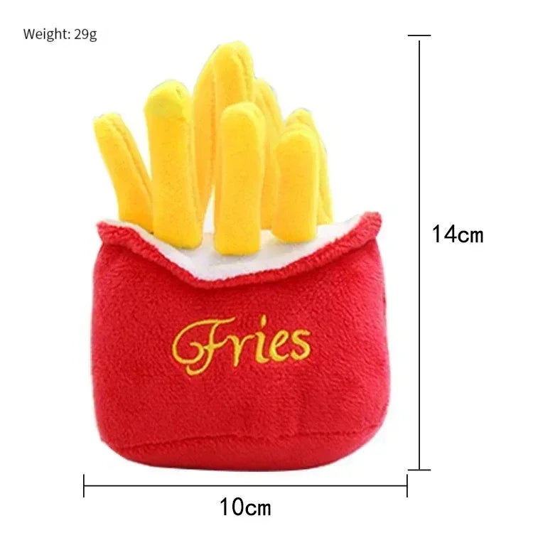 Fast Food Styled Dog Toys
