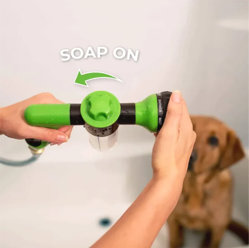 High-pressure dog washer