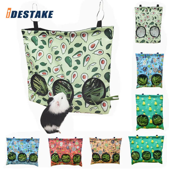 Hay Bag Hanging Pouch Feeder